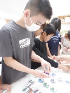 自分の好きな材料を選ばれる利用者様